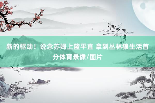 新的驱动!说念苏姆上篮平直 拿到丛林狼生活首分体育录像/图片